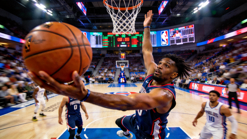 NBA全场录像缩略图，篮球比赛精彩瞬间回放，球员飞身扣篮